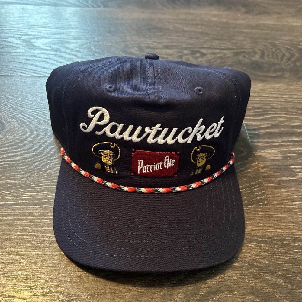 Family Guy Official PAWTUCKET PATRIOT ALE Beer Snapback Cap Hat Navy Blue NWT 🔥
